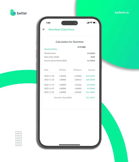 Overtime Calculation 