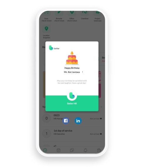 Collogues Birthday and Anniversary